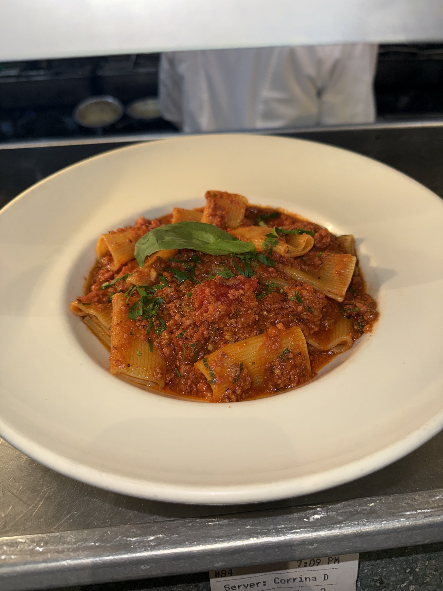 Rigatoni alla Bolognese